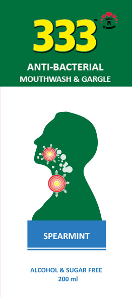 Buy from Clicks 333 spearmint gargle